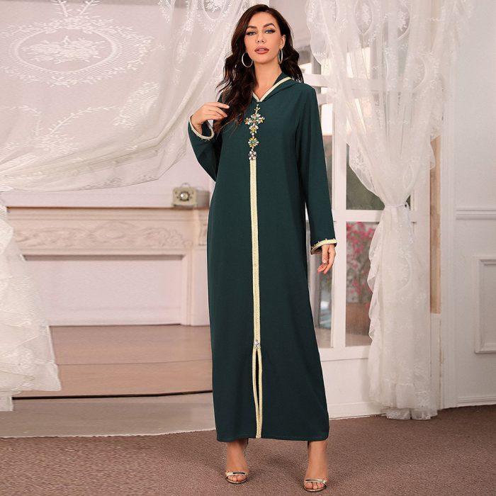 Ramadan Eid Abaya Dubai Turkey Muslim Hijab Long Dress Islamic Clothing African Dresses For Women Robe Musulmane Djellaba Femme