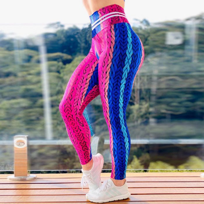 Tie Dye Tights Leggings Sports Women Fitness Push Up Yoga Pants Stretch Workout Leggings Running Slim Gym Leggings Plus Size 3XL