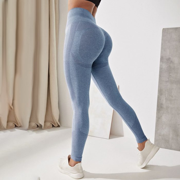 Women Sports Leggings Push Up Tights Trainning Fitness Leggings Pants Raises Butt Seamless Yoga Pants Sportswear Gym Leggings