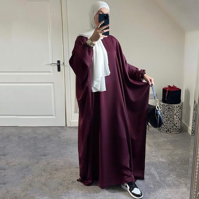 Ramadan Eid Hooded Abaya Women Prayer Garment Muslim Jilbab Loose Long Dress Abayas Dubai Turkey Islamic Clothes Djellaba Femme