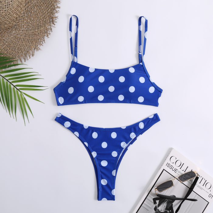 Cheap Leopard Bikini Set Women Swimsuit Two Piece Swimwear Halter Bikinis Summer Beach Bathing Suit