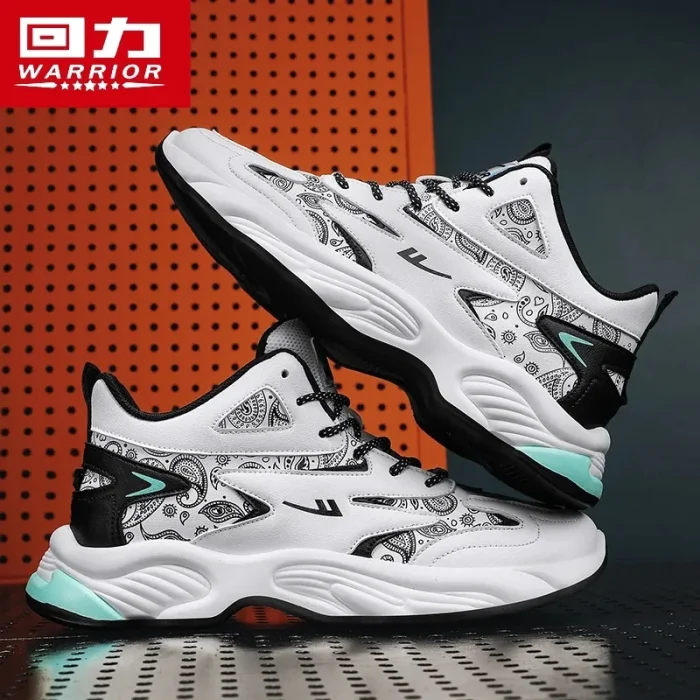 Warrior Men's Shoes 2023 New Summer Korean Edition Versatile Youth Sports, Anti slip, Durable Casual Running Shoes, Basketball S